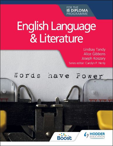 Cover image for English Language and Literature for the IB Diploma