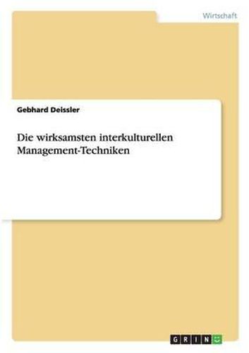 Cover image for Die Wirksamsten Interkulturellen Management-Techniken