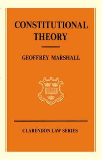 Cover image for Constitutional Theory