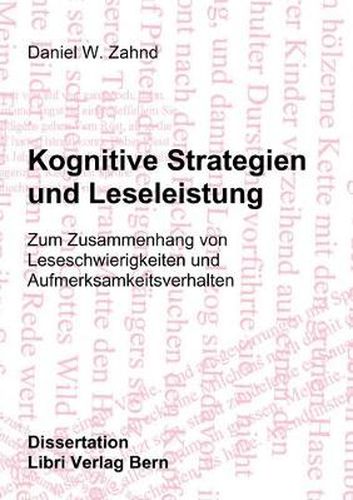 Cover image for Kognitive Strategien und Leseleistung