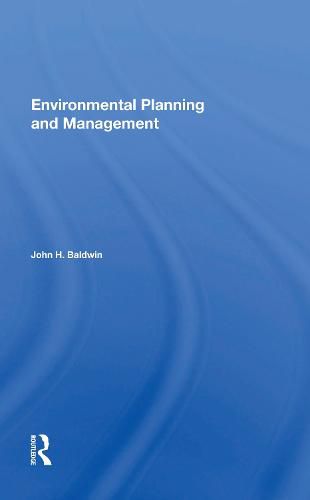 Environmental Planning and Management