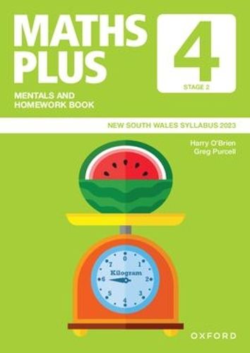 Cover image for Maths Plus NSW Syllabus Mentals and Homework Book Year 4