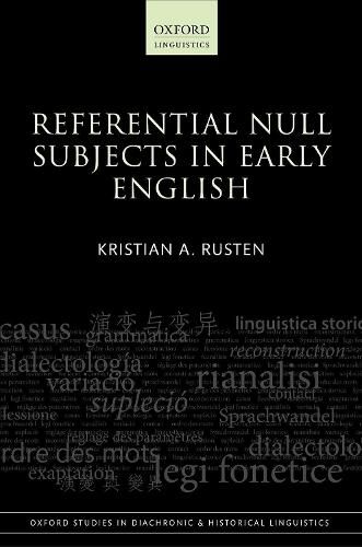 Cover image for Referential Null Subjects in Early English