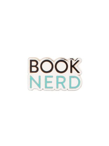 Cover image for Book Nerd Enamel Pin