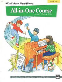 Cover image for Alfred's Basic Piano Library All In One Course 2