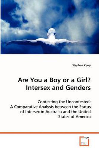 Cover image for Are You a Boy or a Girl? Intersex and Genders