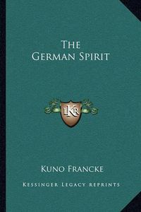 Cover image for The German Spirit