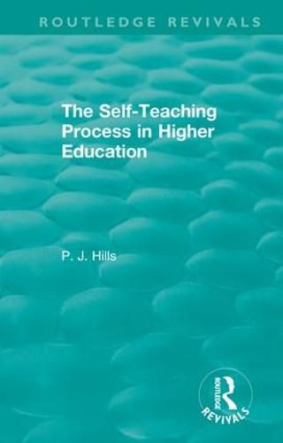 Cover image for The Self-Teaching Process in Higher Education