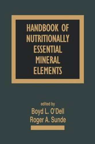 Cover image for Handbook of Nutritionally Essential Mineral Elements