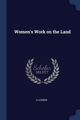 Cover image for Women's Work on the Land