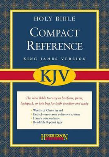 Cover image for Compact Reference Bible-KJV-Magnetic Closure