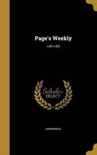 Cover image for Page's Weekly; V.01 N.03