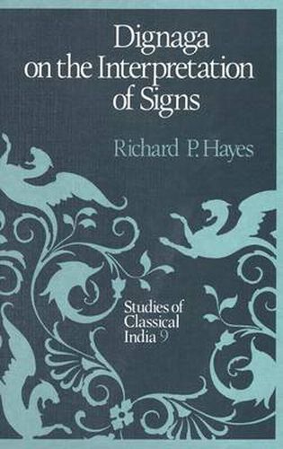 Cover image for Dignaga on the Interpretation of Signs