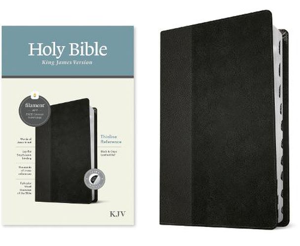 KJV Thinline Reference Bible, Filament Edition, Black