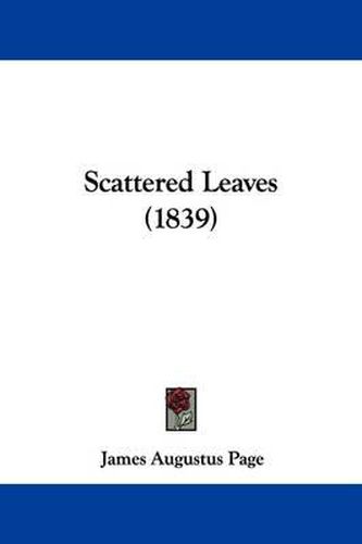 Cover image for Scattered Leaves (1839)