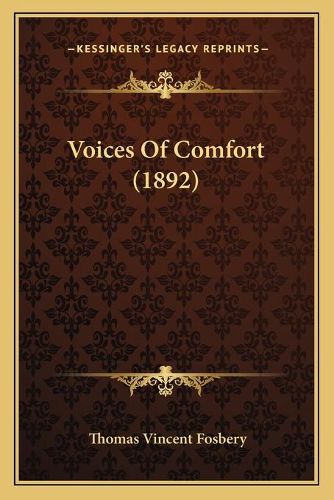 Cover image for Voices of Comfort (1892) Voices of Comfort (1892)