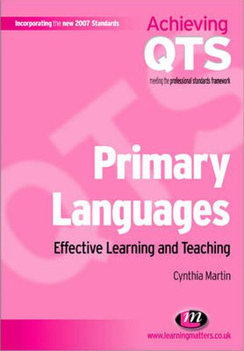 Cover image for Primary Languages: Effective Learning and Teaching