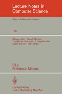 Cover image for CLU: Reference Manual