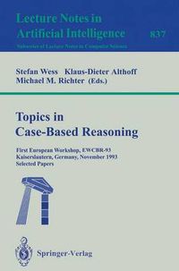 Cover image for Topics in Case-Based Reasoning: First European Workshop, EWCBR-93, Kaiserslautern, Germany, November 1-5, 1993. Selected Papers