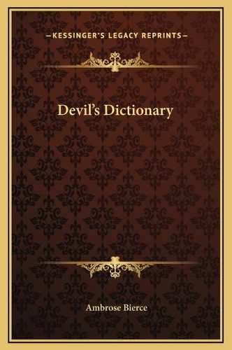 Cover image for Devil's Dictionary