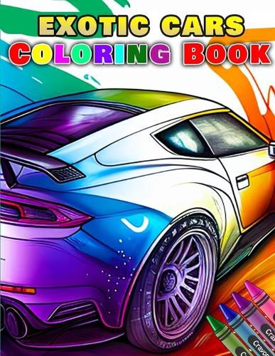 Cover image for Exotic Car Coloring Book