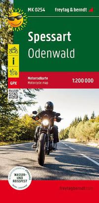 Cover image for Spessart, motorcycle map 1:200,000, freytag & berndt