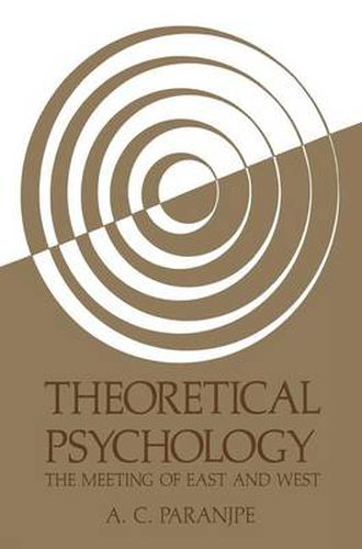 Cover image for Theoretical Psychology: The Meeting of East and West