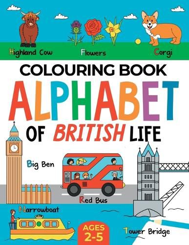 Cover image for British Colouring Book for Children