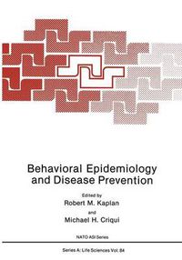 Cover image for Behavioral Epidemiology and Disease Prevention