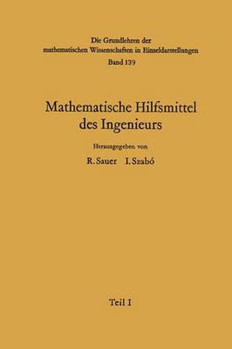 Cover image for Mathematische Hilfsmittel des Ingenieurs