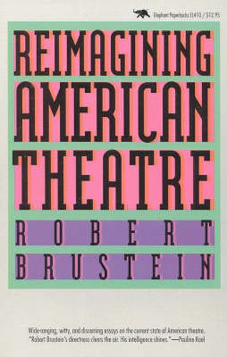 Cover image for Reimagining American Theatre