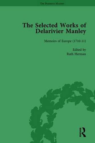 Cover image for The Selected Works of Delarivier Manley Vol 3