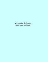 Cover image for Memorial Tributes