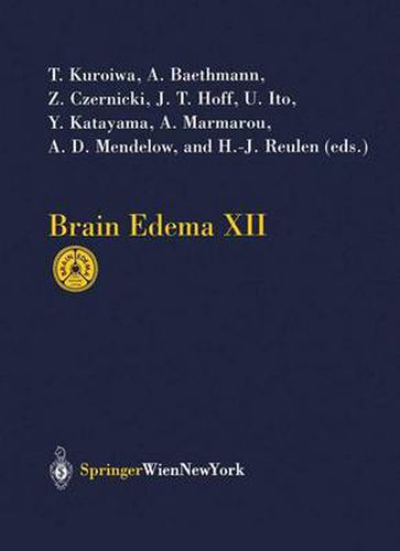 Cover image for Brain Edema XII: Proceedings of the 12th International Symposium, Hakone, Japan, November 10-13, 2002