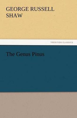 Cover image for The Genus Pinus