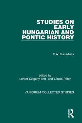 Cover image for Studies on Early Hungarian and Pontic History