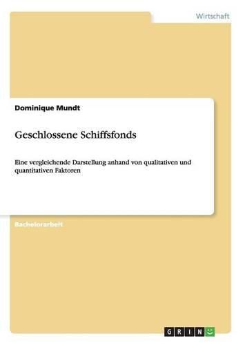 Cover image for Geschlossene Schiffsfonds