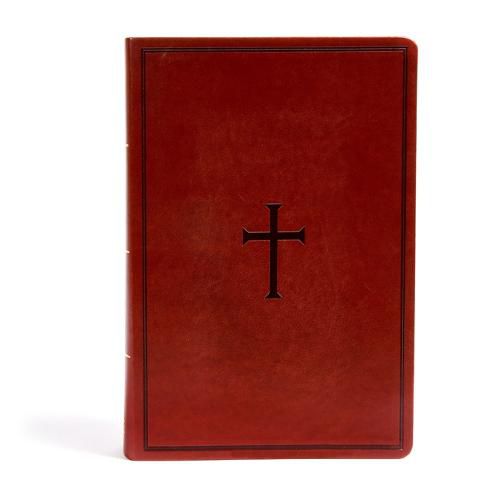 Cover image for KJV Super Giant Print Reference Bible, Brown LeatherTouch, Indexed