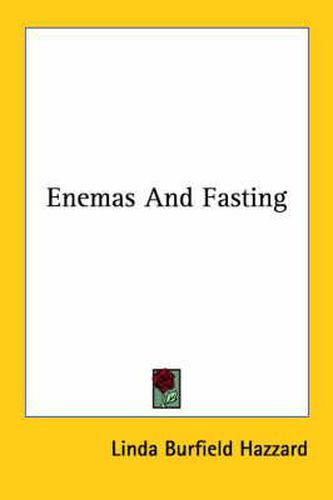 Cover image for Enemas and Fasting