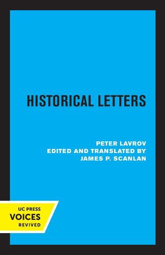 Cover image for Historical Letters: Peter Lavrov