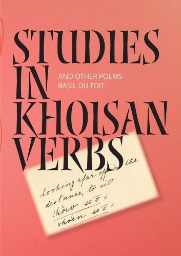 Cover image for Studies in Khoisan verbs and other poems