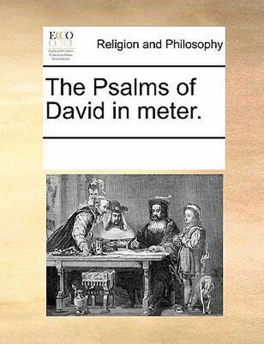 Cover image for The Psalms of David in Meter.