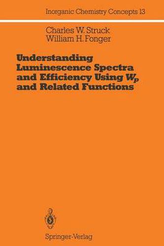 Cover image for Understanding Luminescence Spectra and Efficiency Using Wp and Related Functions