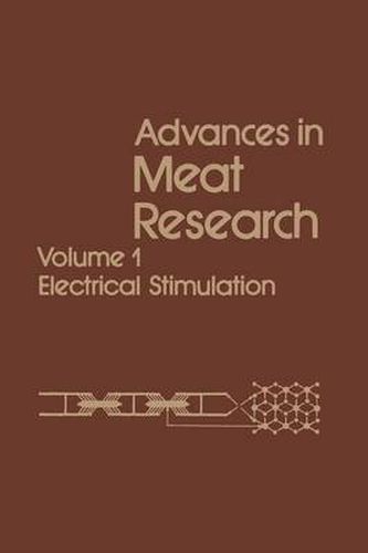 Cover image for Advances in Meat Research: Volume 1 Electrical Stimulation