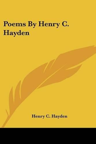 Cover image for Poems by Henry C. Hayden