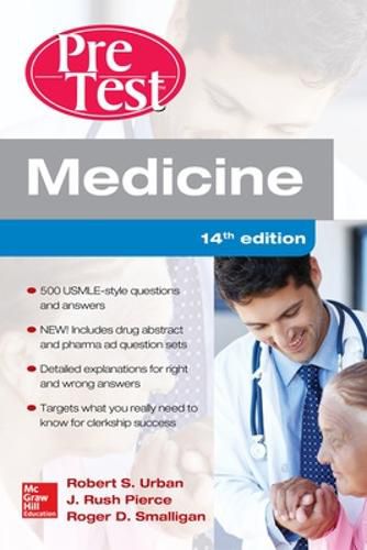 Cover image for Medicine PreTest Self-Assessment and Review, Fourteenth Edition