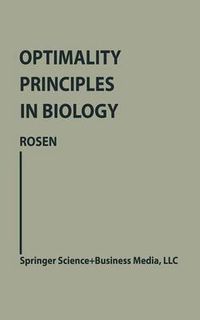 Cover image for Optimality Principles in Biology