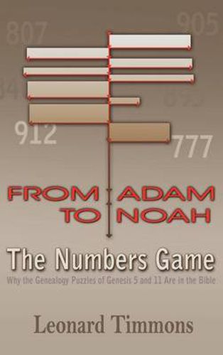 Cover image for From Adam to Noah-The Numbers Game: Why the Genealogy Puzzles of Genesis 5 and 11 Are in the Bible