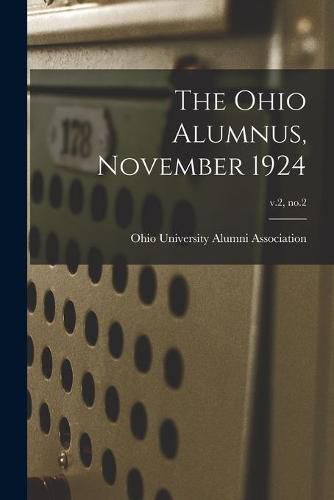 Cover image for The Ohio Alumnus, November 1924; v.2, no.2