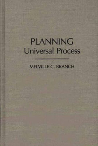 Cover image for Planning: Universal Process